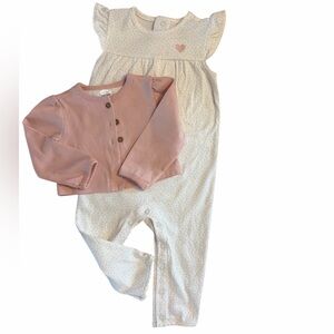 Carter's Pink and Cream Kids Matching Set